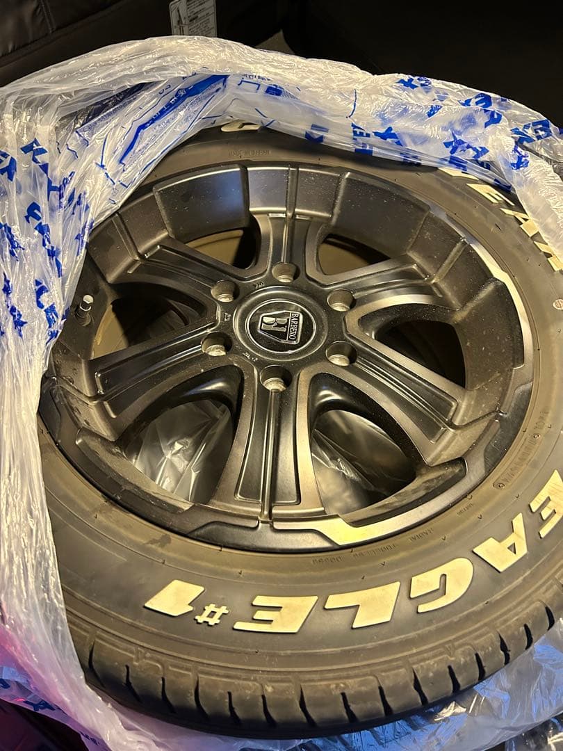 ハイエース クリムソン バルベロ W-DEEPS 17x6.5 +38 美品