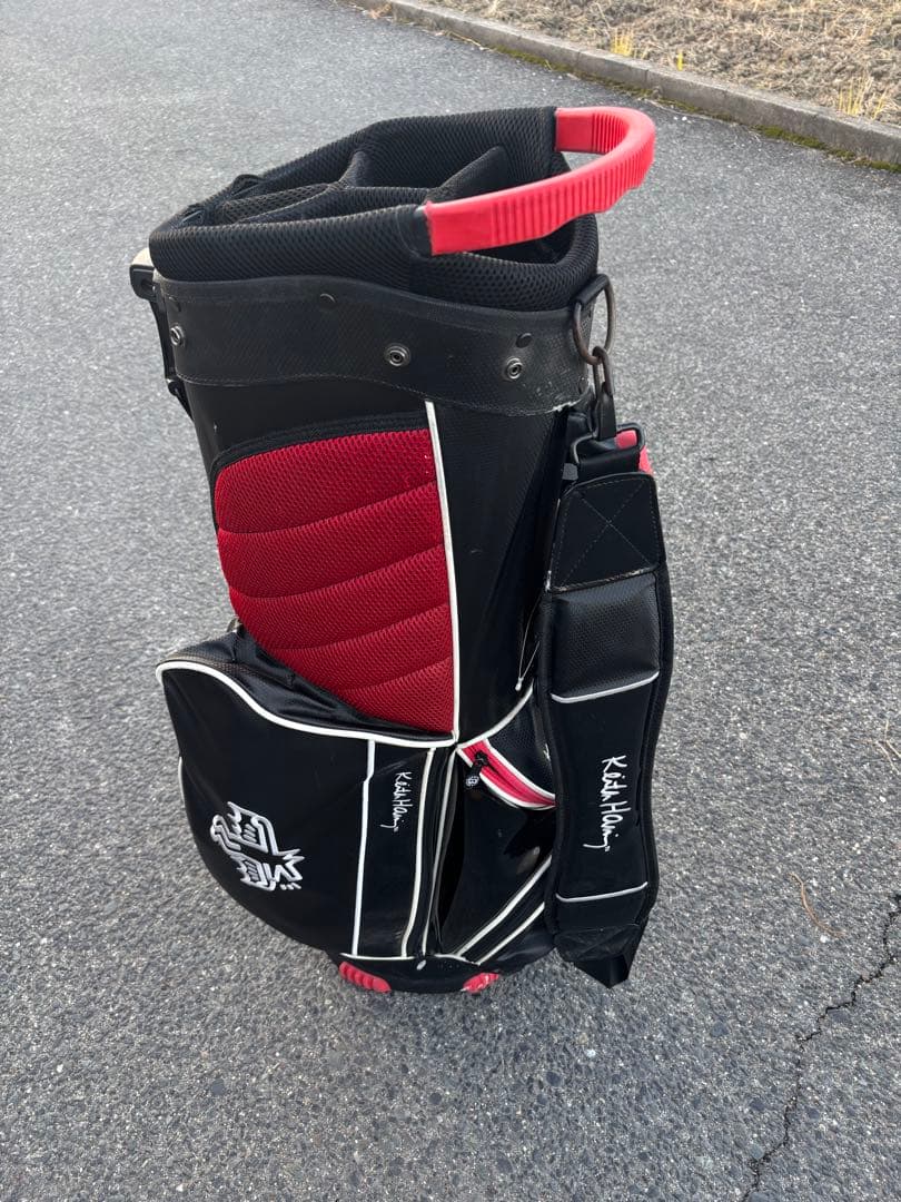 ゴルフバッグ・キャディバッグ 黒赤