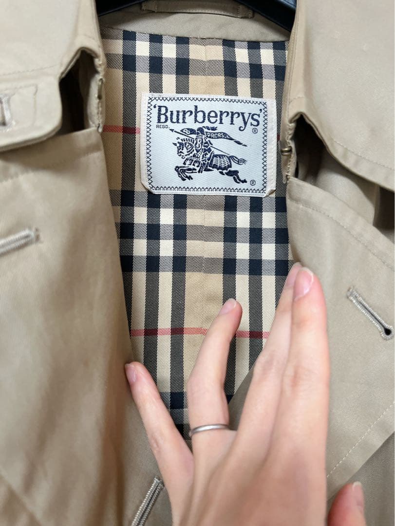 希少 Burberrys ヴィンテージ トレンチコート　ノバチェック　ベルト付