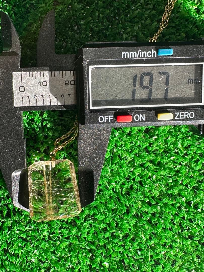 K18 ゴールド ルチルクォーツ ペンダントトップ