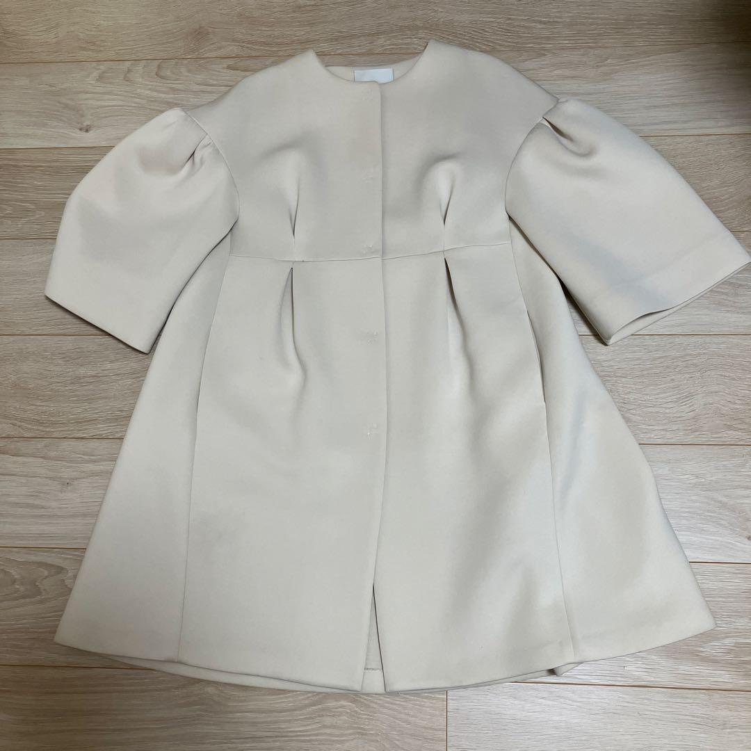 【美品】CELFORD ロングコート アイボリー 上品 きれいめ 通勤