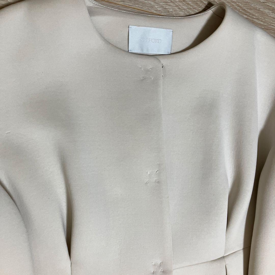 【美品】CELFORD ロングコート アイボリー 上品 きれいめ 通勤