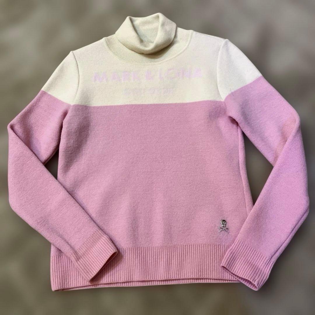 美品　ピンク タートルネック セーター・ニットスカート　セットアップ