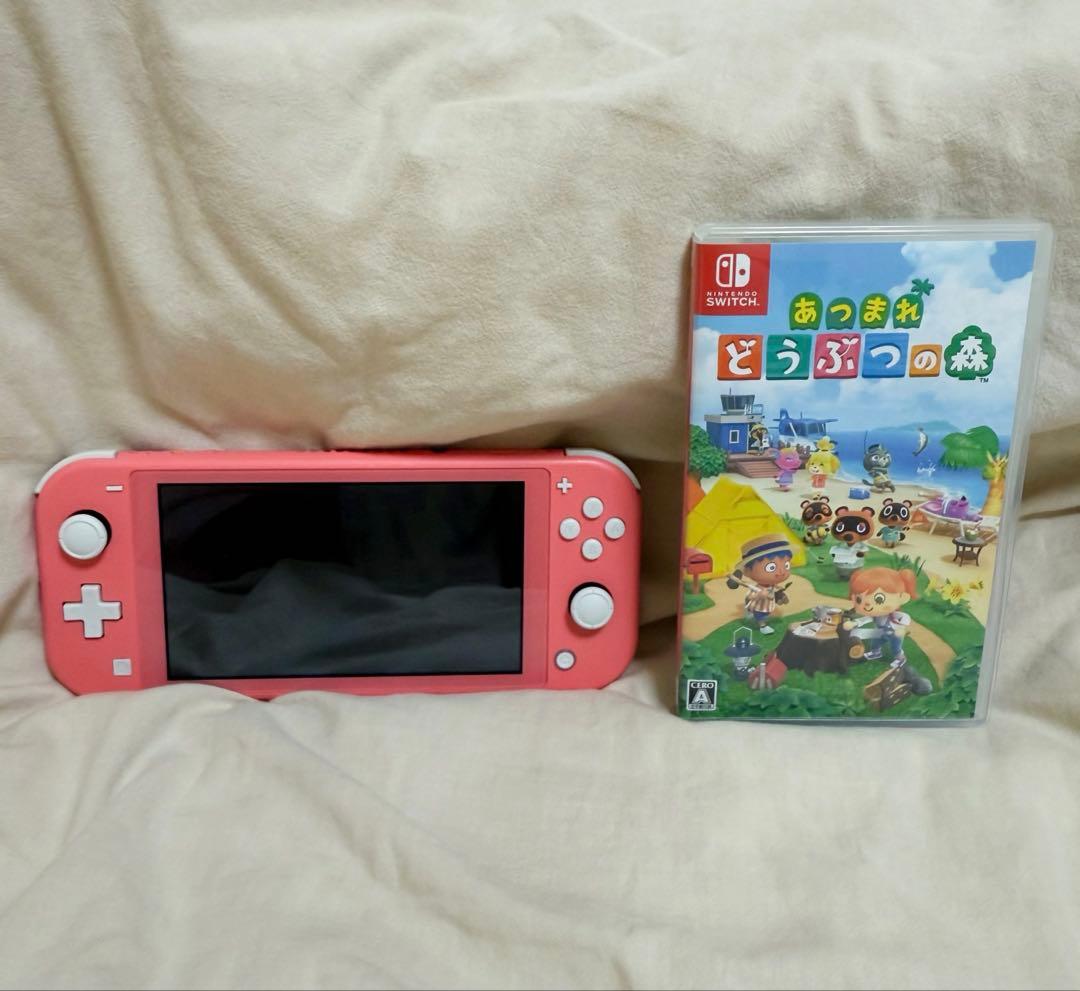Nintendo Switch Lite ピンク あつまれ どうぶつの森