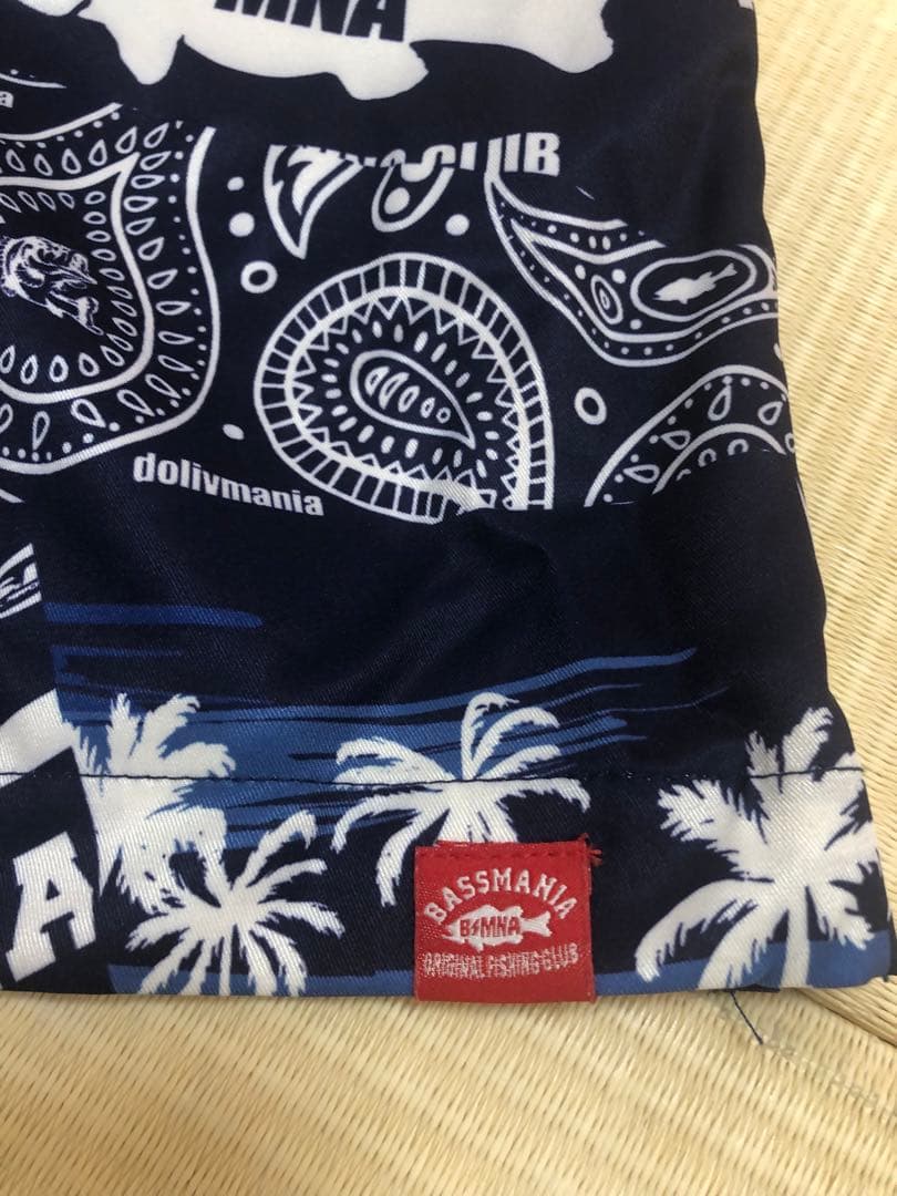 美品OSP×bassmania/オーエスピー×バスマニア総柄ハイブリッドショーツ