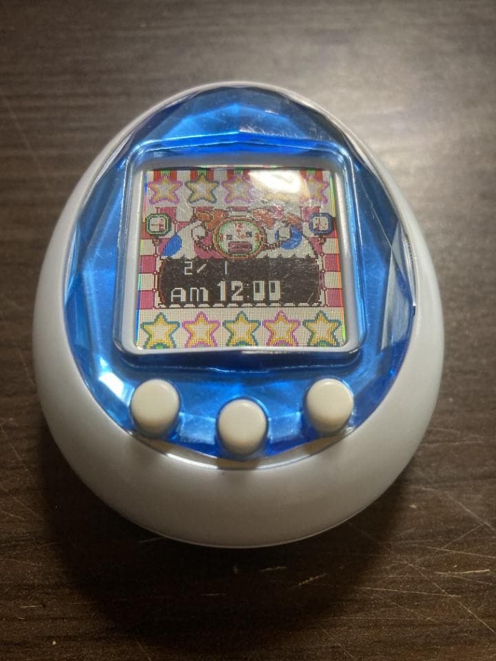 【動作確認済】バンダイ　たまごっちid　ブルーシルバー　レア SH49