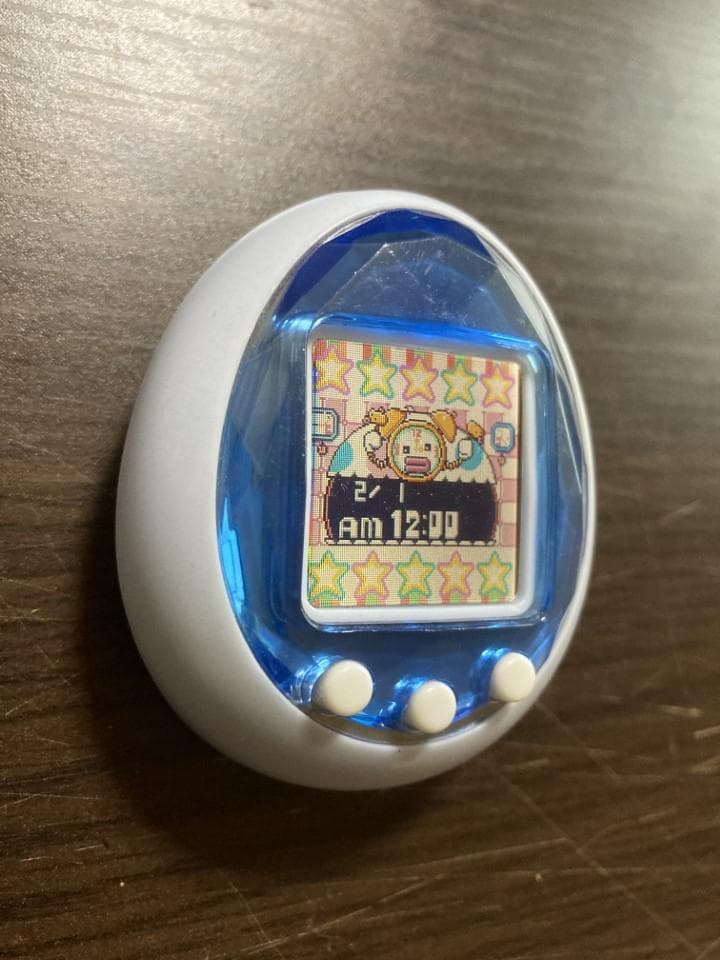 【動作確認済】バンダイ　たまごっちid　ブルーシルバー　レア SH49