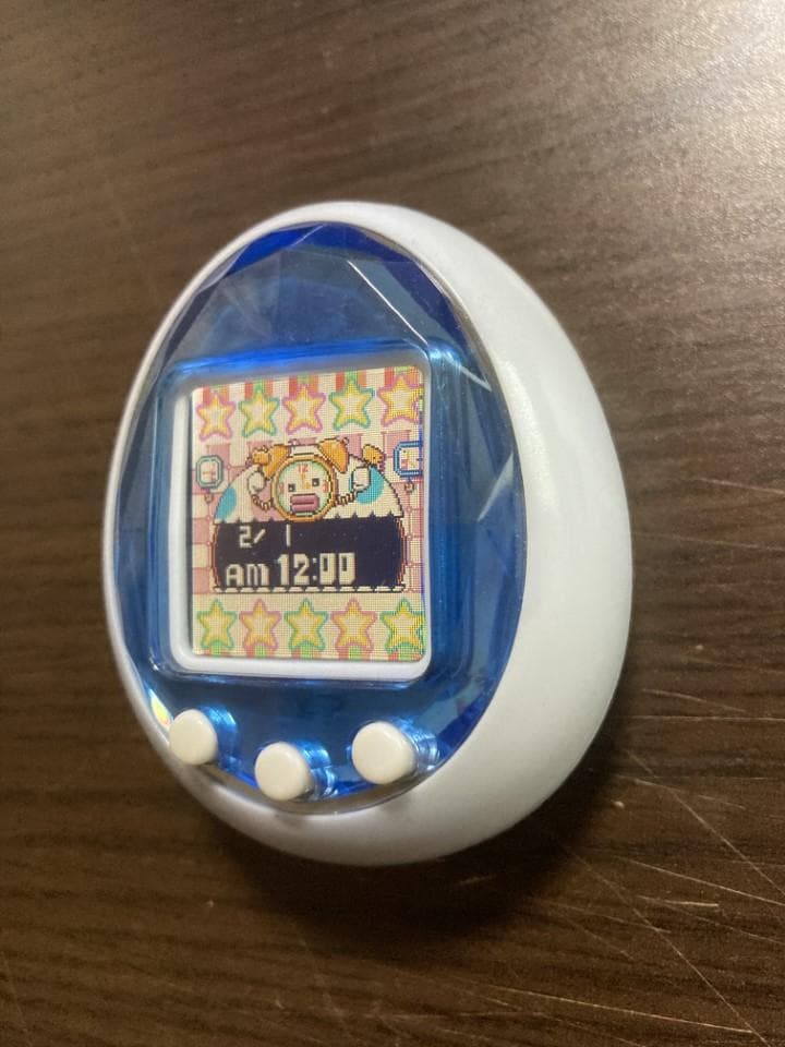 【動作確認済】バンダイ　たまごっちid　ブルーシルバー　レア SH49