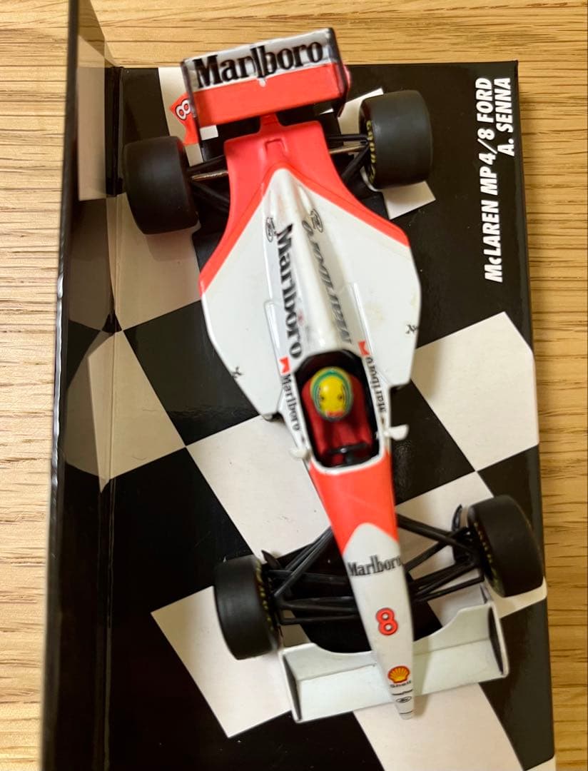ミニチャンプス F1 マクラーレン MP4/8 A.セナ 1/43 マルボロ仕様