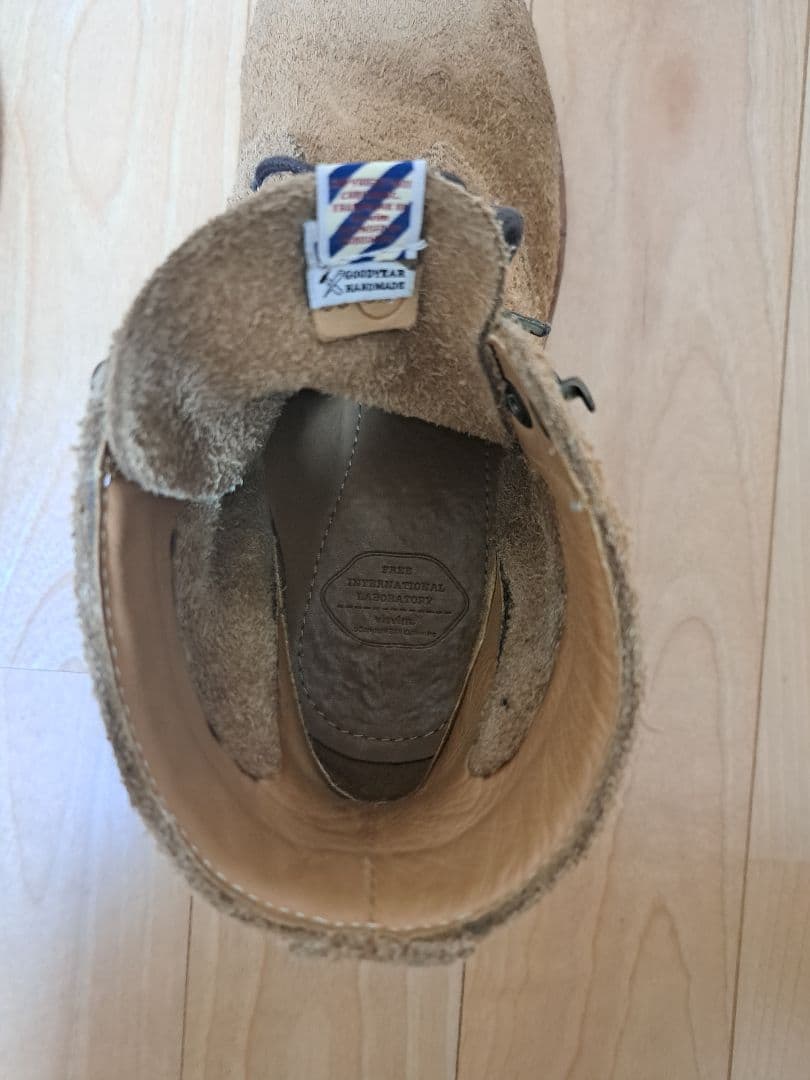 靴 visvim Virgil boots US8.5 26.5cm