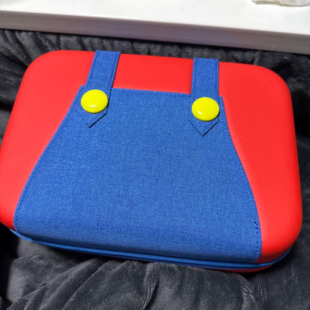 Nintendo Switch 本体 グレー 充電器付き マリオハードケース付き