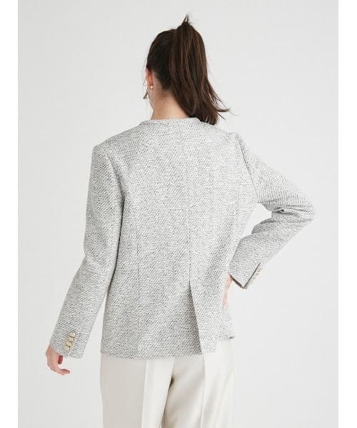 サイズ36　CELFORD　ファンシーツイードロングジャケット　セルフォード