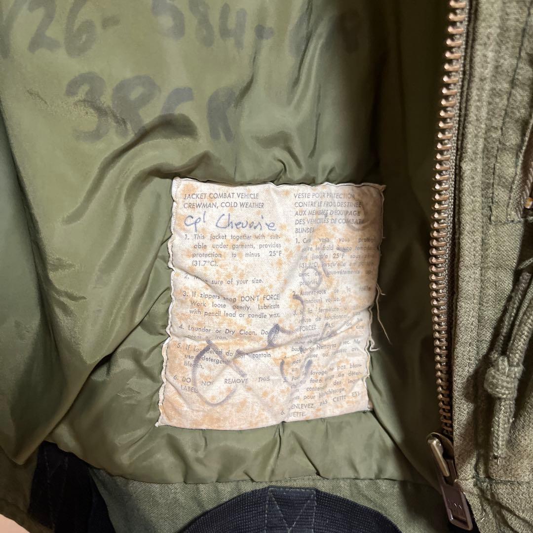オリーブグリーン カナダ軍 タンカースジャケット