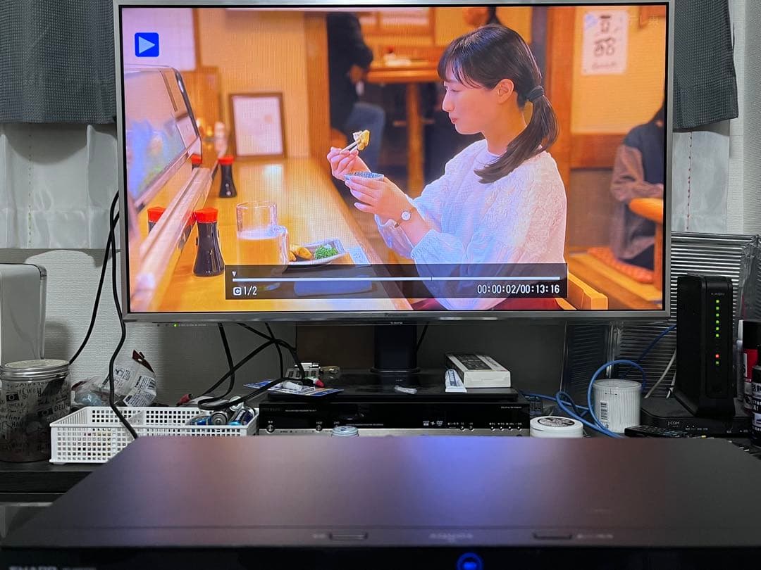 4K 1TB 2番組録画　シャープ　ブルーレイレコーダー　BD-NW1000