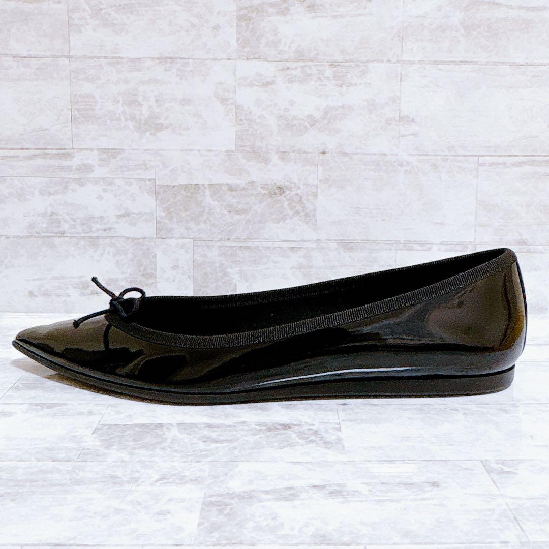 美品✨レペット JUNON バレエシューズ ラバーソール 裏張不要 25cm 黒