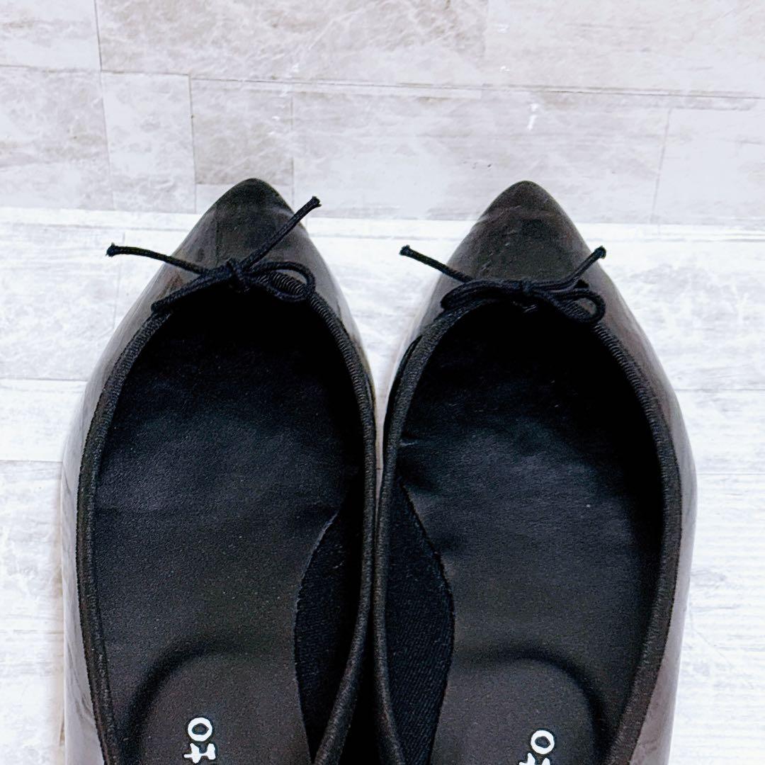 美品✨レペット JUNON バレエシューズ ラバーソール 裏張不要 25cm 黒