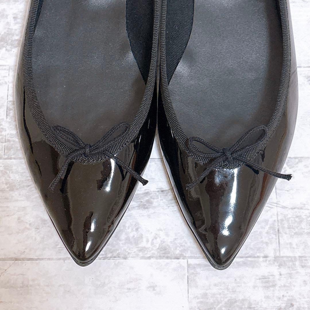 美品✨レペット JUNON バレエシューズ ラバーソール 裏張不要 25cm 黒