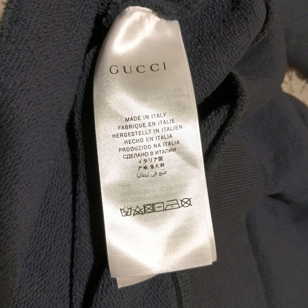 【美品】GUCCI ワッペン ロゴ プリント スウェット トレーナー　サイズ12
