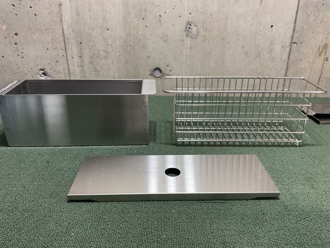 ステンボックスハーフ ＆ メッシュトレー ハーフ 深型 スノーピーク