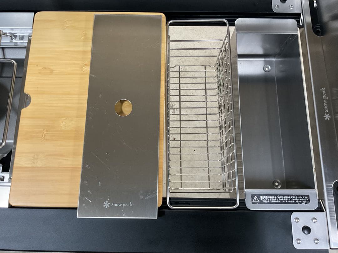 ステンボックスハーフ ＆ メッシュトレー ハーフ 深型 スノーピーク