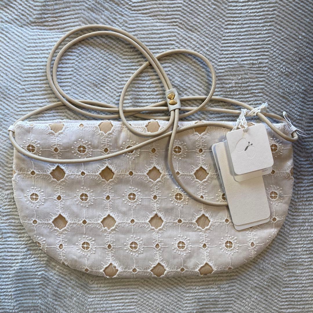 新品　未使用　タグ付　ミナペルホネン クッペ　バッグ　アネモネ　coupe