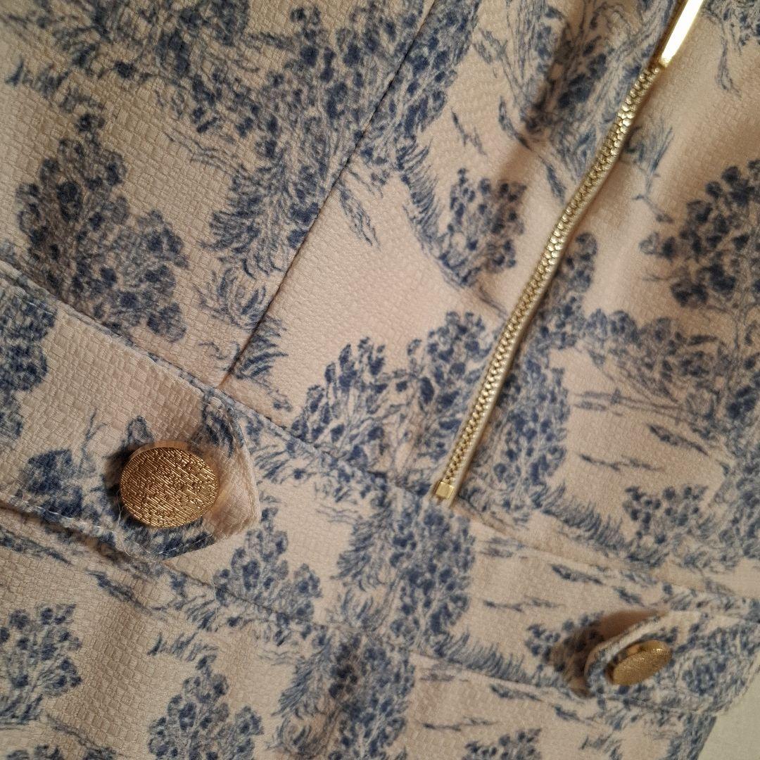 う*！様 花柄ノースリーブマキシドレス ローブドフルール キャバドレス