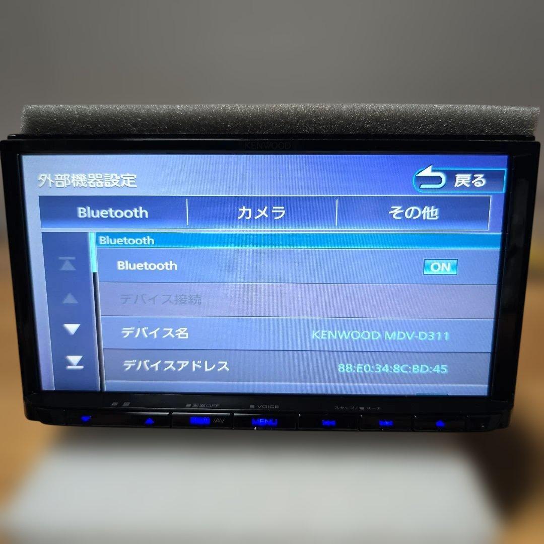 KENWOOD 7インチ 2024年モデル BT内蔵 ワンセグ カーナビ