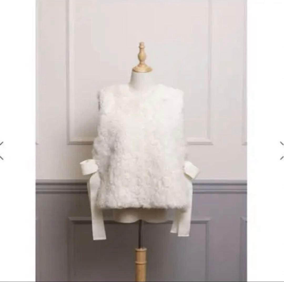 石井毛皮　u-big カシミヤファーベスト　美品！