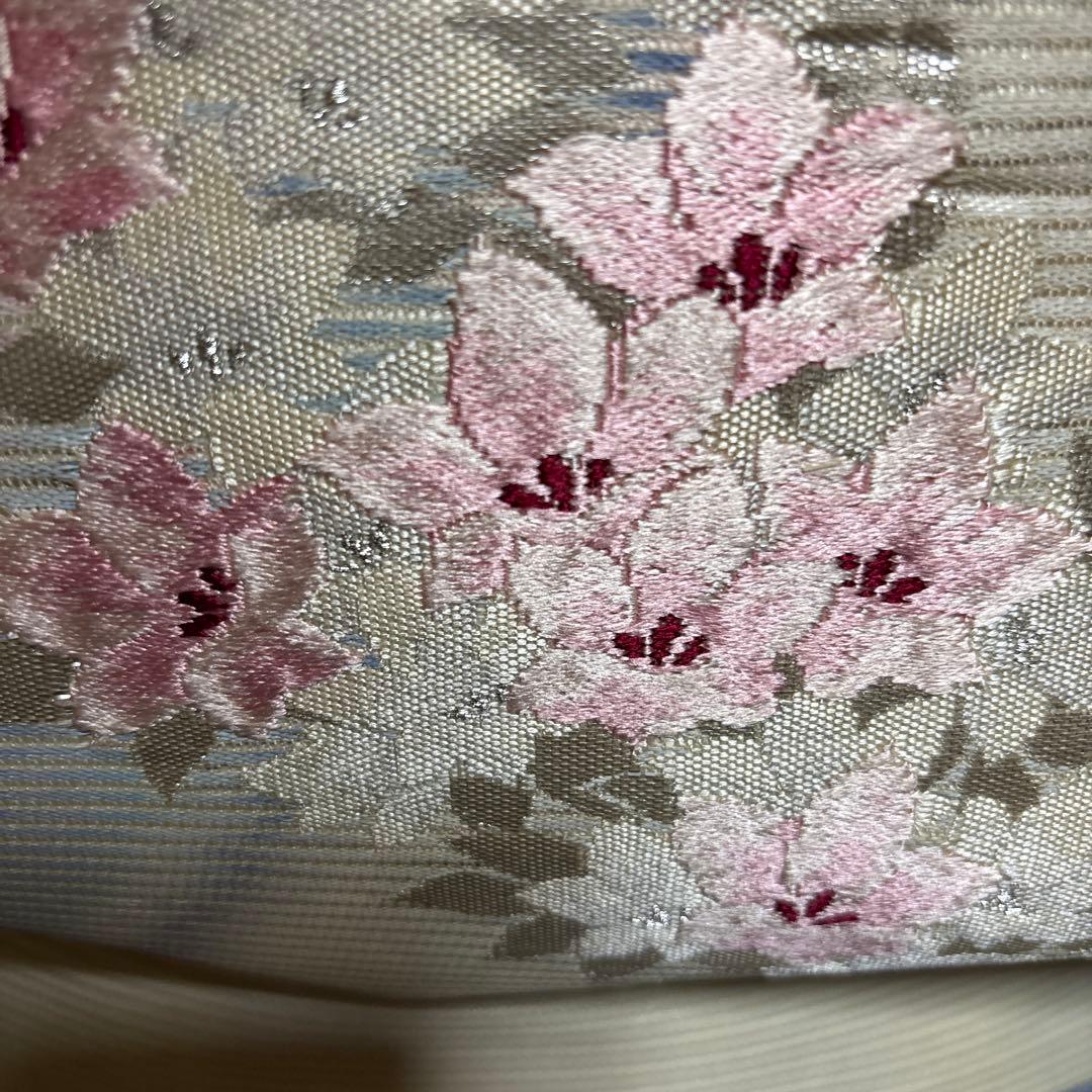 白太郎　未使用近い　美品　化繊　紗紬風　小紋　フルセット　身丈161