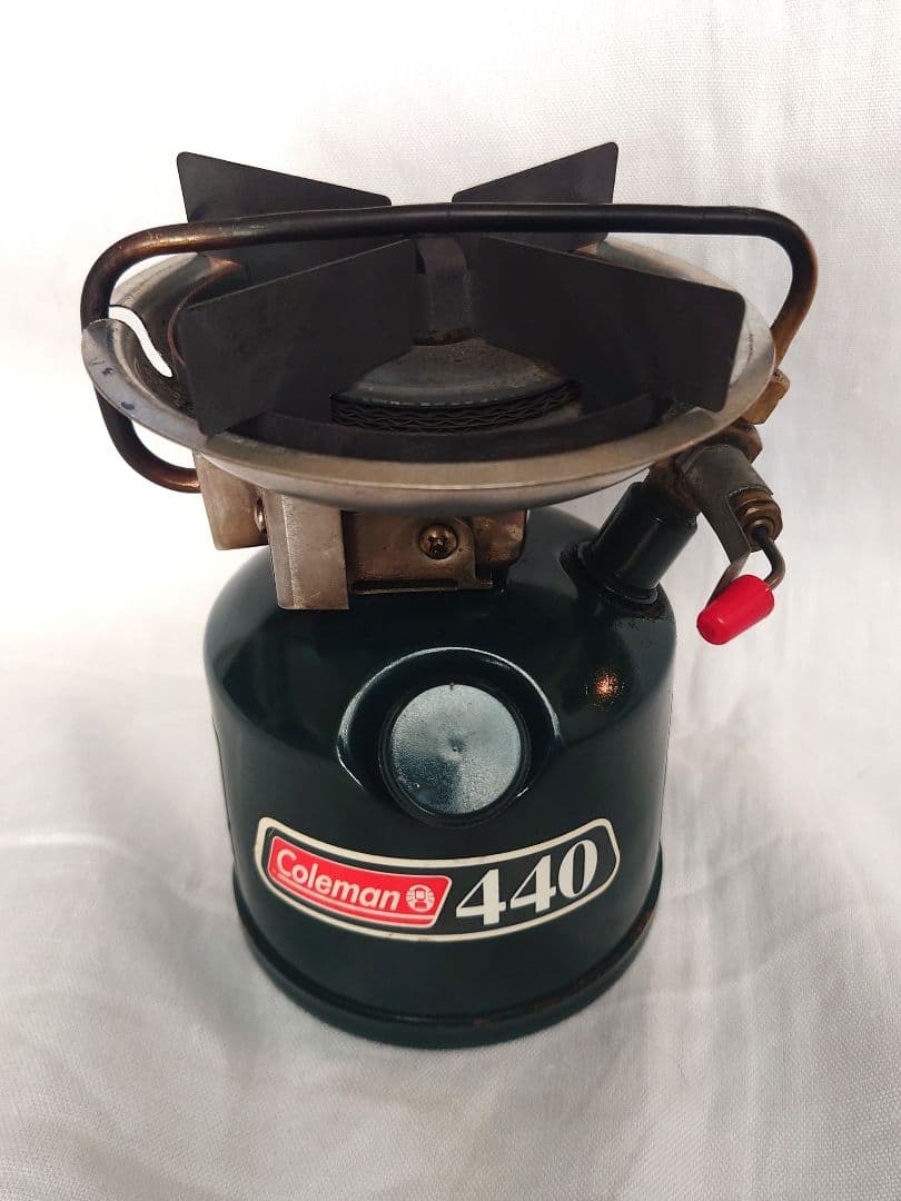 【希少】コールマンコンパクトストーブ440（遠赤ヒーターアタッチメント付属）