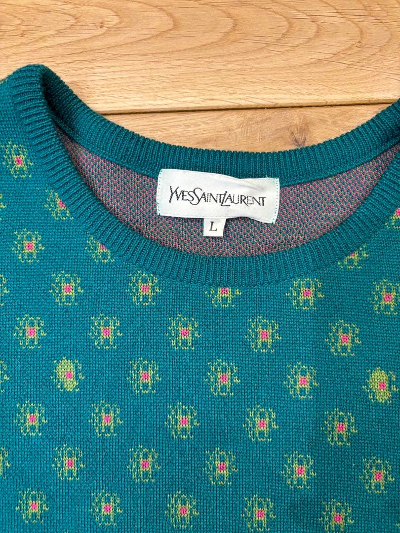 Yves Saint Laurent イブサンローラン　ワンピース　ニット　美品