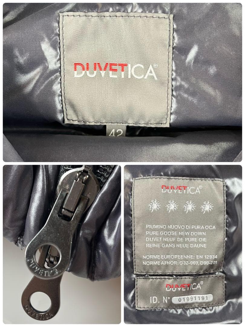 【極美品】DUVETICA デュベティカ ダウンベスト L フード付き 42