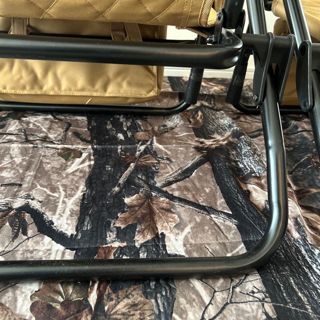 2個セットWAQ Reclining Low Chairリクライニングローチェア