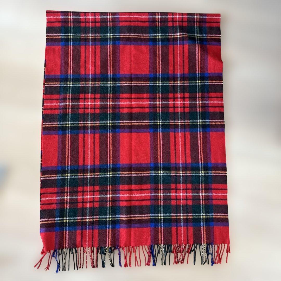 Johnstones cashmere 大判カシミヤマフラー