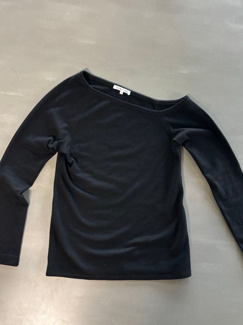 HELMUT LANG ブラック 長袖カットソー