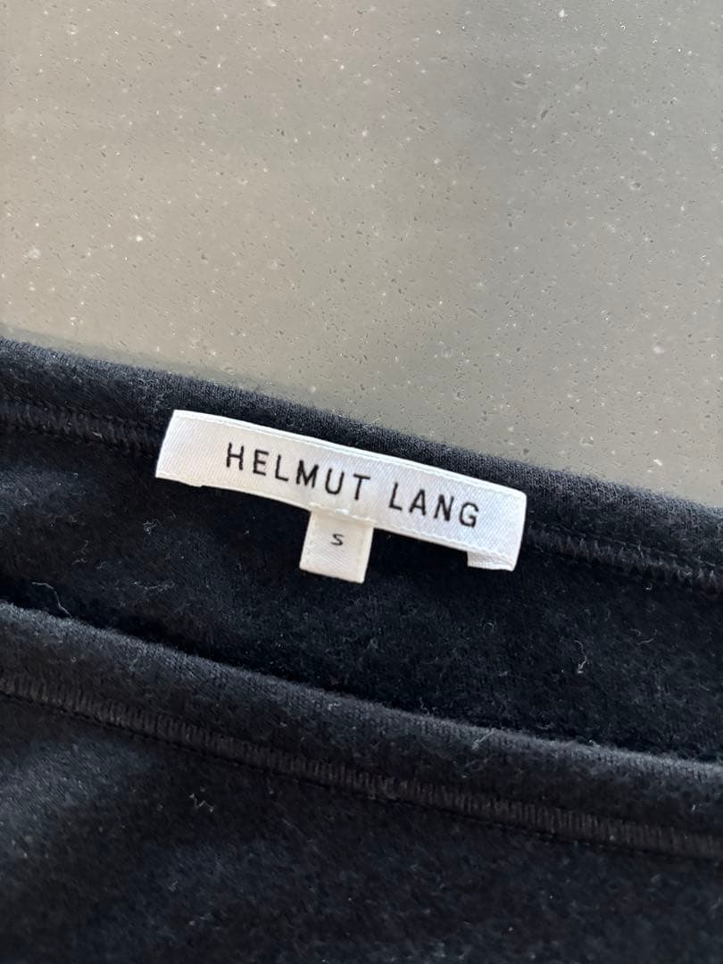 HELMUT LANG ブラック 長袖カットソー