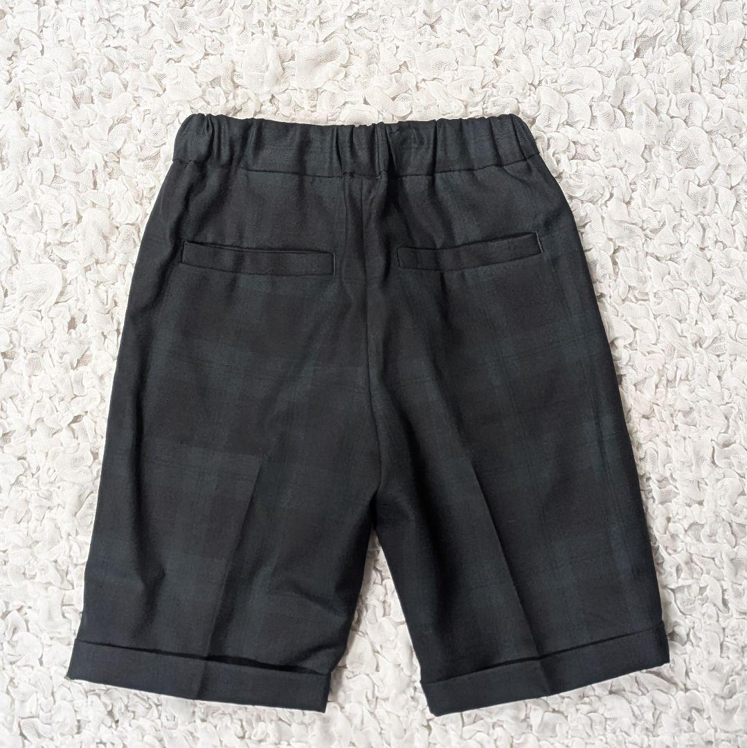 グリーンレーベルリラクシング フォーマル セットアップ ベスト 男の子 チェック