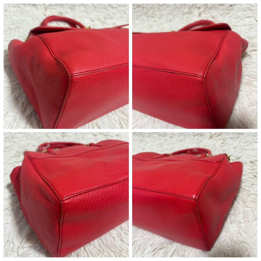 希少 トリーバーチ 2way ショルダーバッグ ゴールド金具 ターンロック