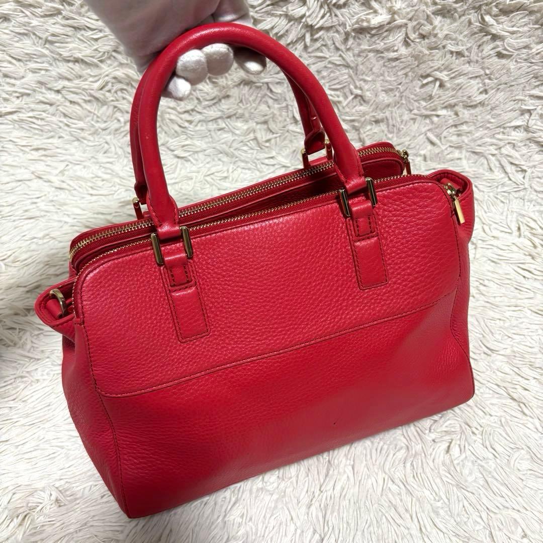 希少 トリーバーチ 2way ショルダーバッグ ゴールド金具 ターンロック