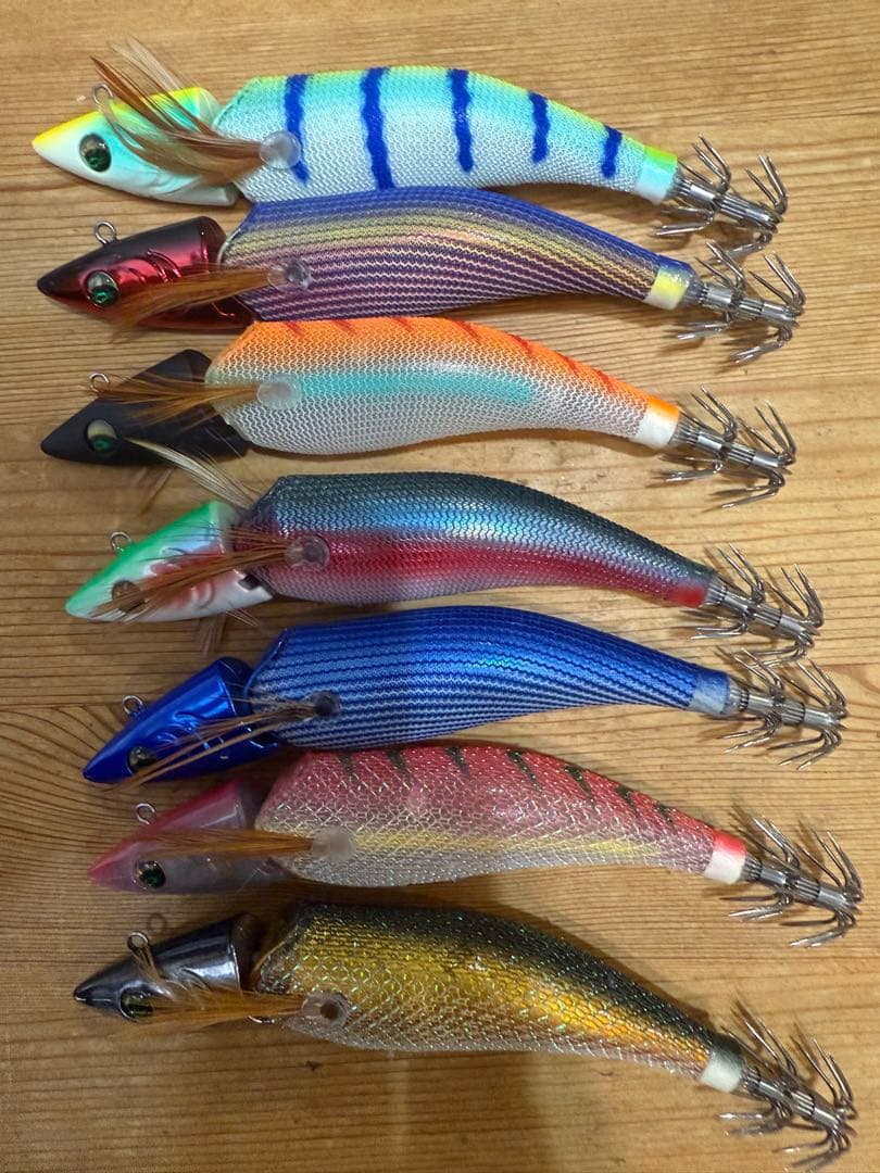 ダイワ　ティップラン用エギ　3.5号　10本　ケース付き