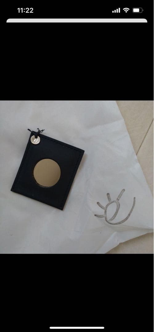 エバゴス　EBAGOS ファスナー付きバスケット　一本手　ブラック