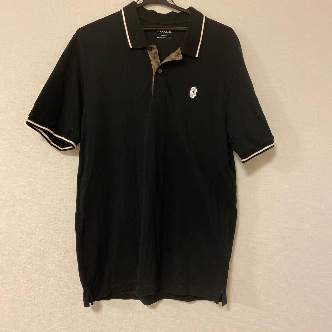 COACH ブラック ポロシャツ C9513