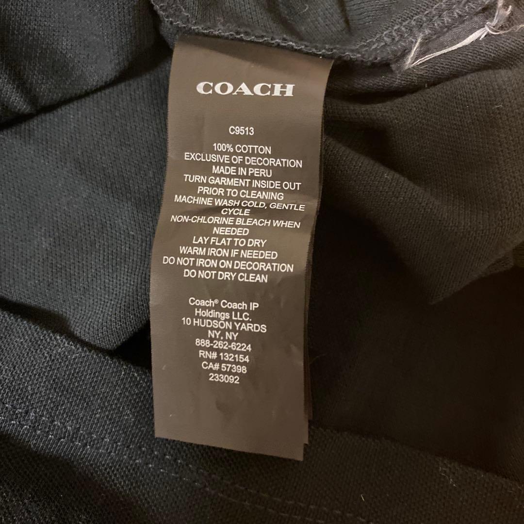 COACH ブラック ポロシャツ C9513