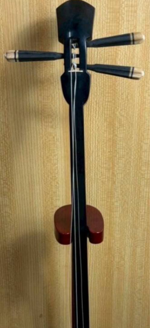 三線の棹　黒 3弦