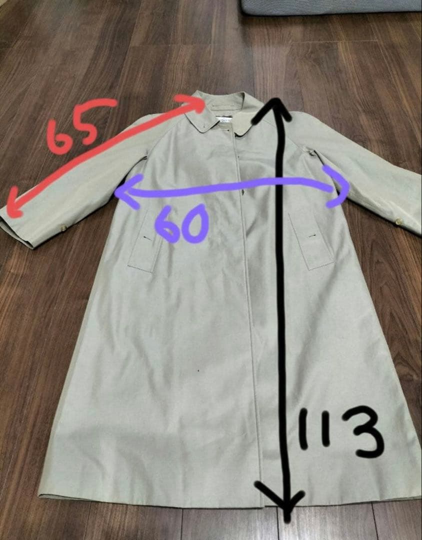 Burberry バーバリー　ベージュ ロングコート チェック裏地