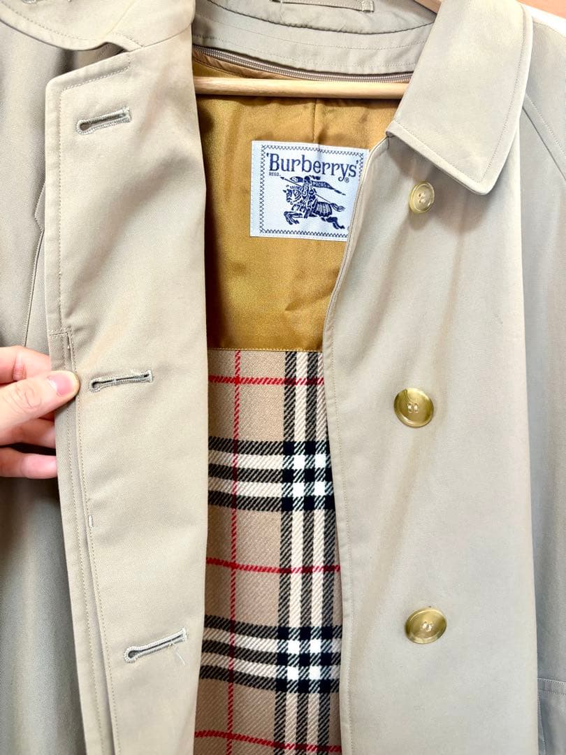 Burberry バーバリー　ベージュ ロングコート チェック裏地
