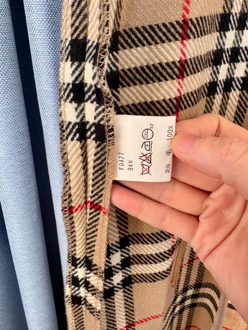 Burberry バーバリー　ベージュ ロングコート チェック裏地