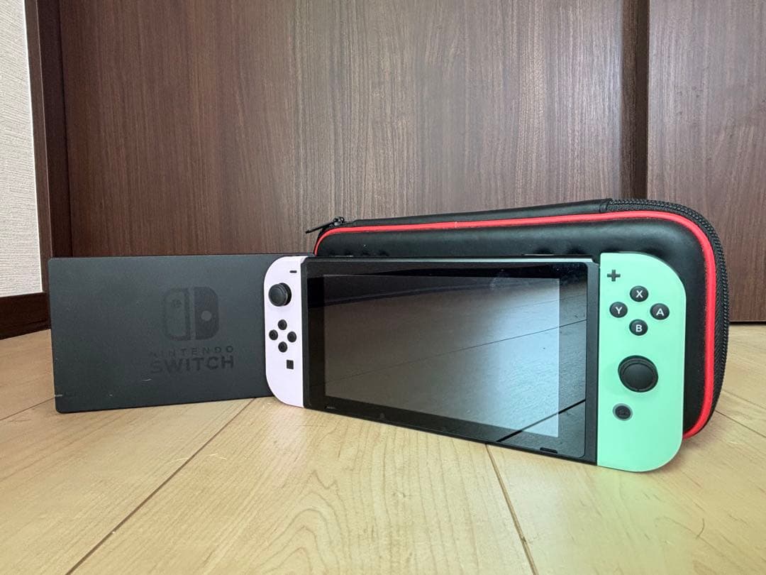 Nintendo Switch 本体 ミントグリーン/パープル らら