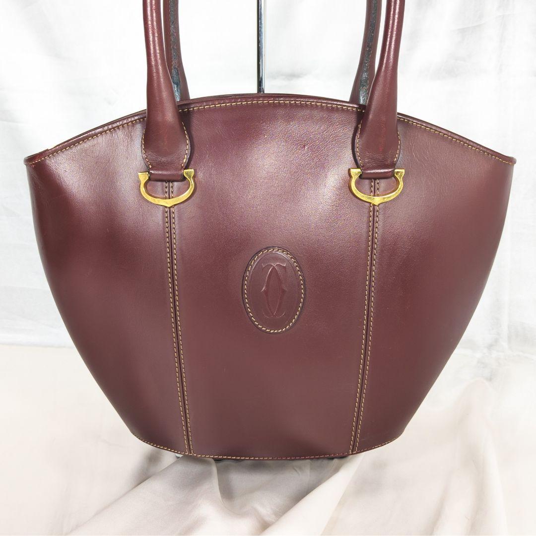 Cartier カルティエ マストライン トートバッグ 舟形 カード付き