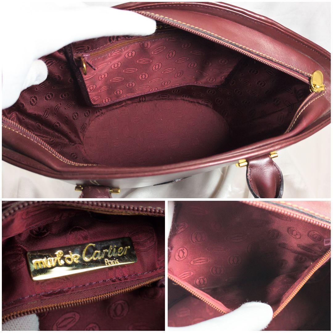 Cartier カルティエ マストライン トートバッグ 舟形 カード付き